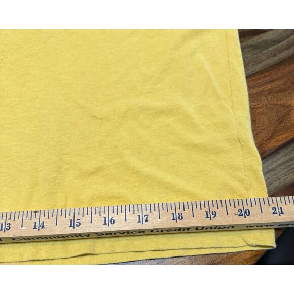 Old Navy Def Leppard “Pyromania” Dip-Dye Band Tee Unisex L Orange→Yellow Graphic - Picture 6 of 8